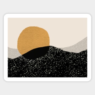 Gold Sun Going Sticker